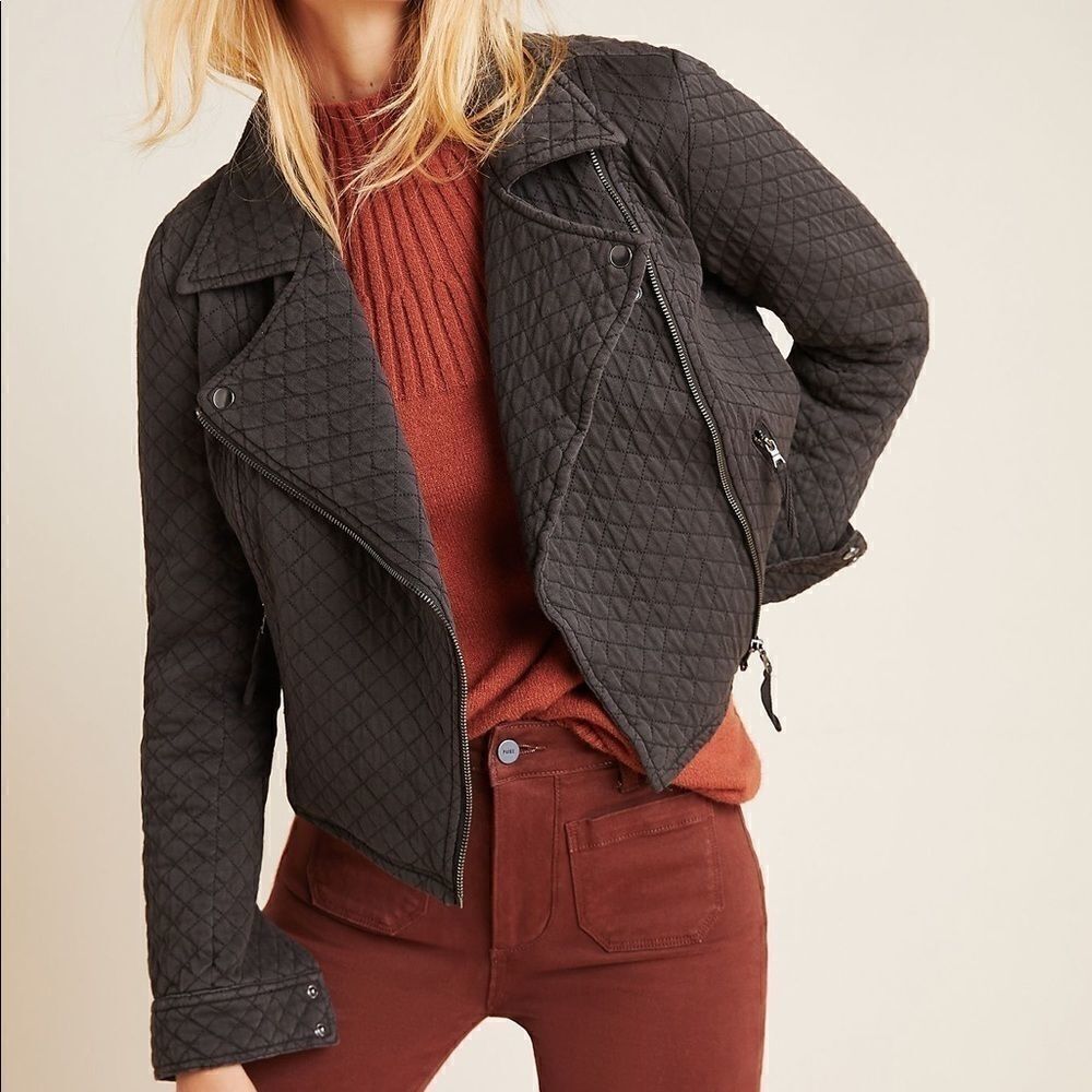 Marrakech Quilted Moto Jacket